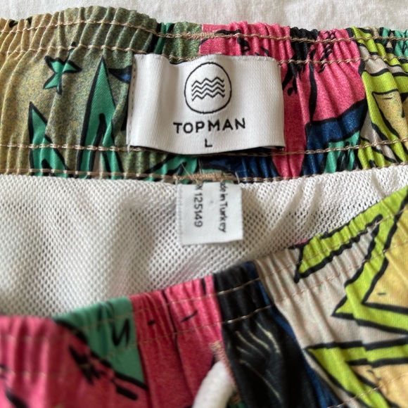 TOP Man - Sz L - Bathing Suit - Lucha Libre Graphic - Picture 2 of 8